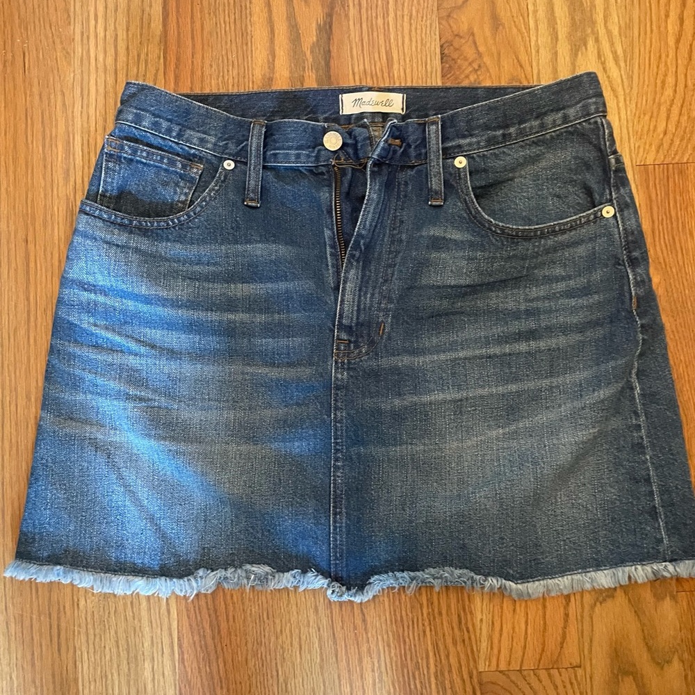 Madewell demin mini skirt, size 30